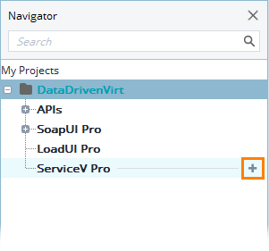 JDBC service virtualization and database testing: Add a virtual service