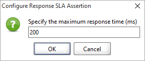 ReadyAPI: Configuring the Response SLA assertion