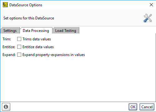 Data Processing Settings