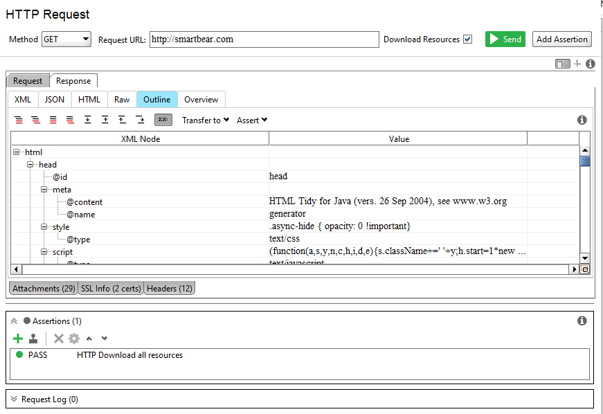 Download All Resources assertion Download All Resources assertion
