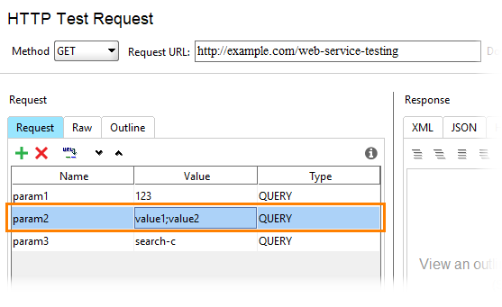Setting Multi-Value Parameter "Setting Multi-Value Parameter"