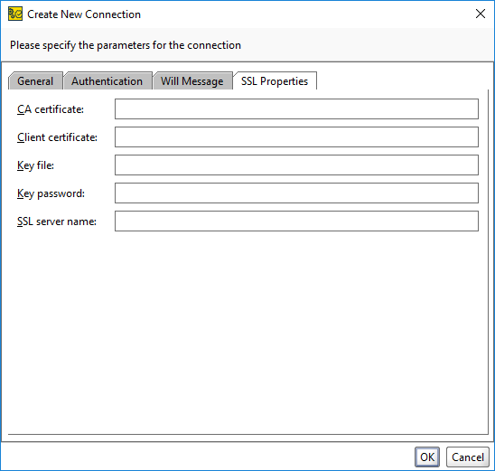 SSL Properties MQTT Testing in ReadyAPI: SSL Properties