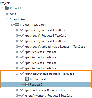 Functional web service testing with SoapUI: New request in the test case