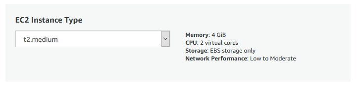 TestEngine plugin in AWS marketplace: EC2 Instance Type