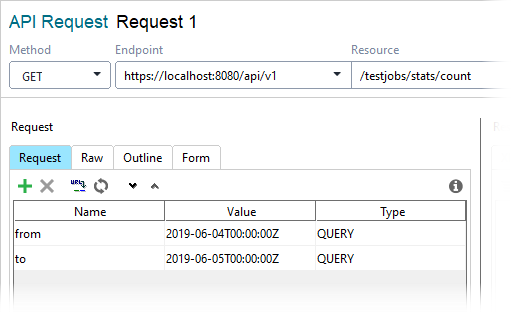 Get total TestEngine usage statistics: Enter the timeframe