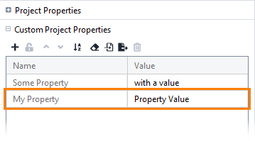 Add a new custom property