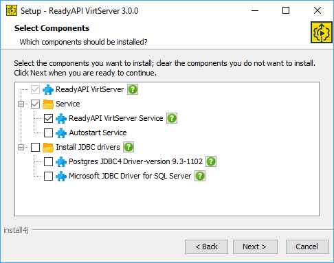 Service virtualization: Installing VirtServer Components