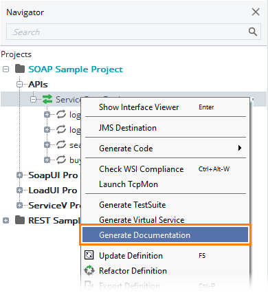 Generating the documentation