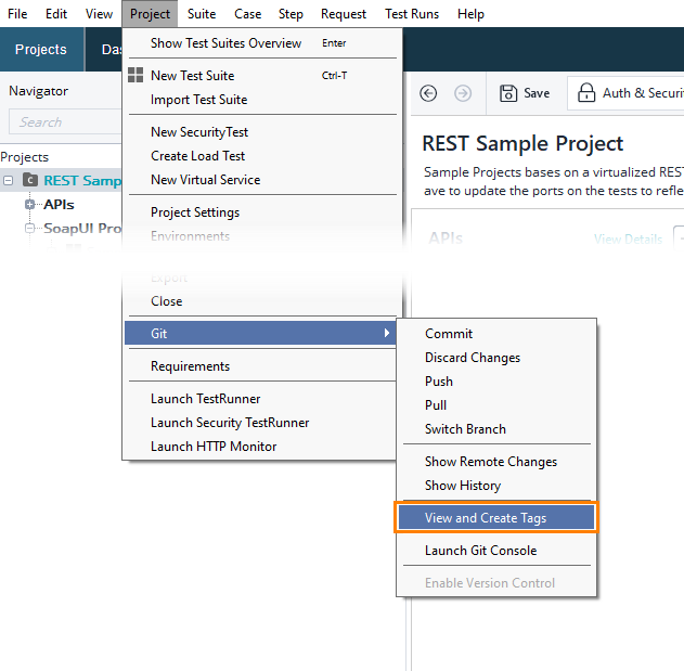 Git integration: Show Remote Changes command in main menu