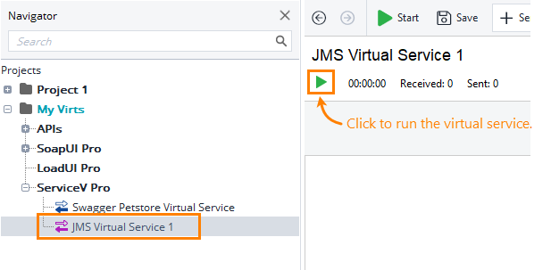 Service virtualization and API testing: Run a JMS virtual service