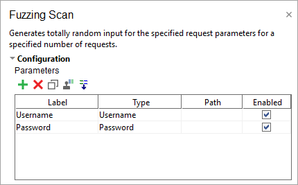 ReadyAPI: Configuring the fuzzing scan