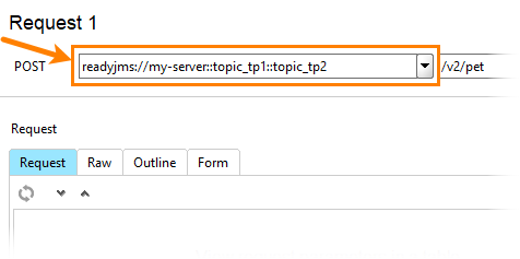 JMS testing: Changing endpoints