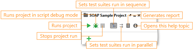 Project editor toolbar