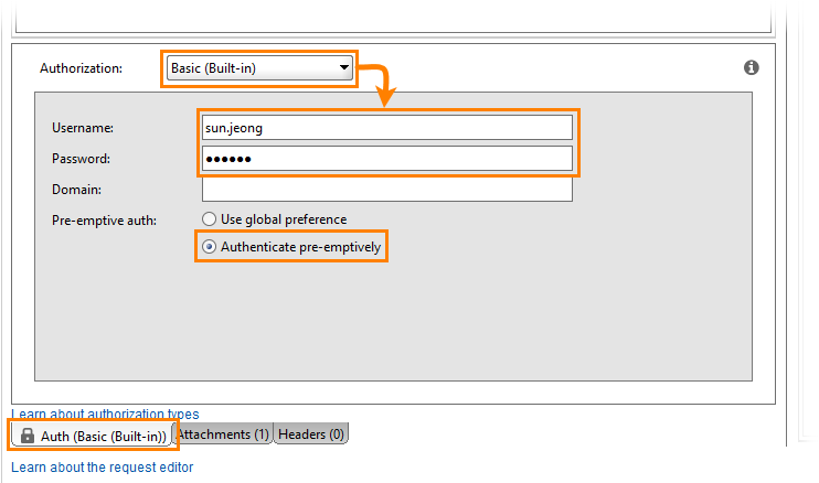 Add authorization Change your password: Add authorization