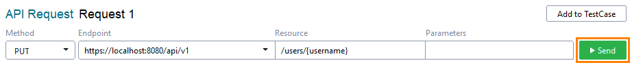 Send the request Change your password: Send the request