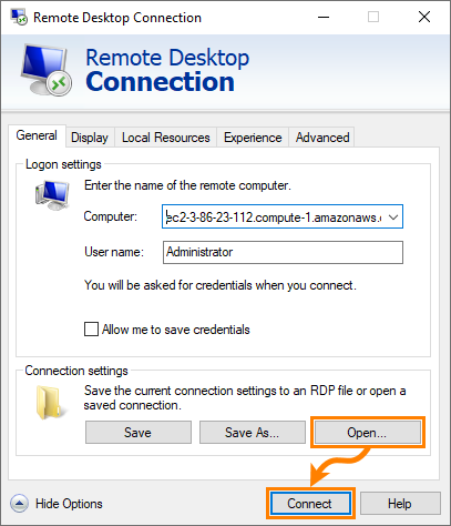TestEngine plugin in AWS marketplace: Connect to remote desktop