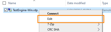 Install TestEngine on Azure: Connect to remote desktop