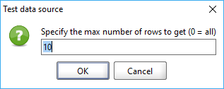 ReadyAPI: Specifying a number of rows for the data log