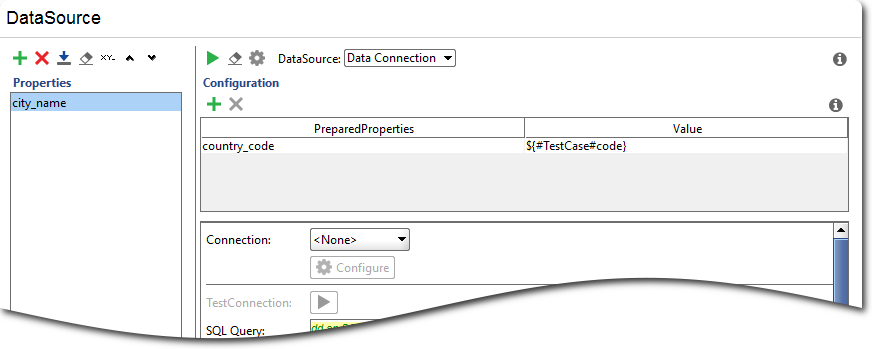 The Prepared Properties editor