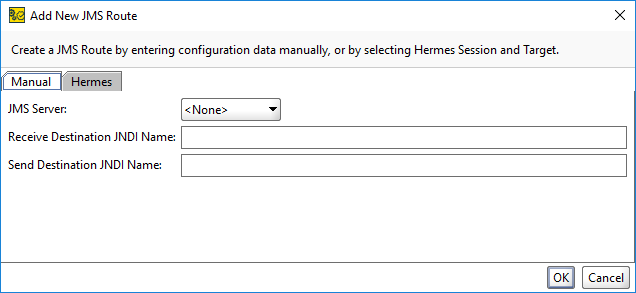 Adding a new JMS route to a JMS virtual service manually JMS service virtualization and API testing: Adding a new JMS route to a JMS virtual service manually
