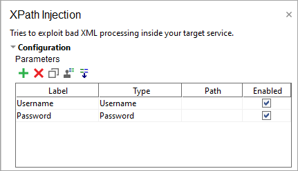 ReadyAPI: Configuring the XPath Injection scan