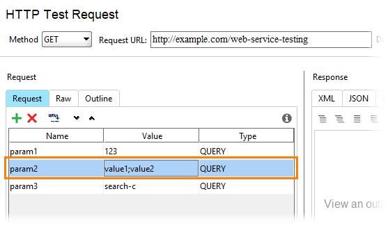 Setting Multi-Value Parameter "Setting Multi-Value Parameter"