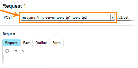 JMS testing: Changing endpoints