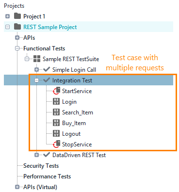 Getting Started with ReadyAPI: Test case with multiple requests