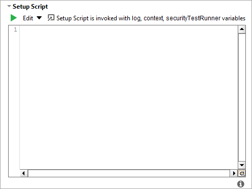 ReadyAPI: The Setup Script editor ReadyAPI: Setup Script editor