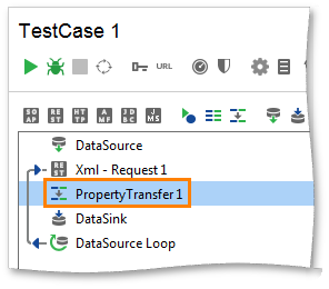 ReadyAPI: The test case with a property transfer test step