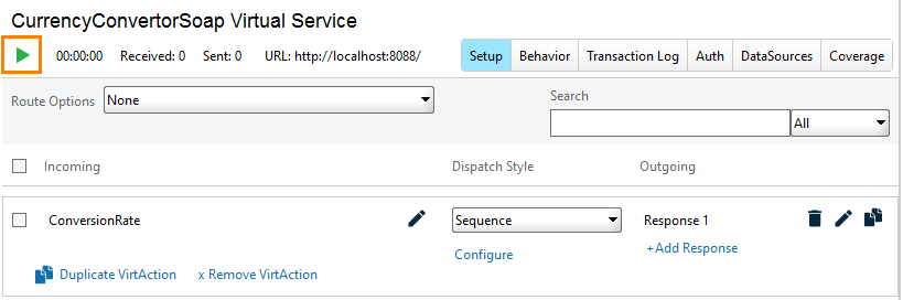 Service virtualization and API testing: Running the virtual service