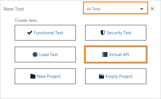 Service virtualization and API testing: Creating a new virtual service