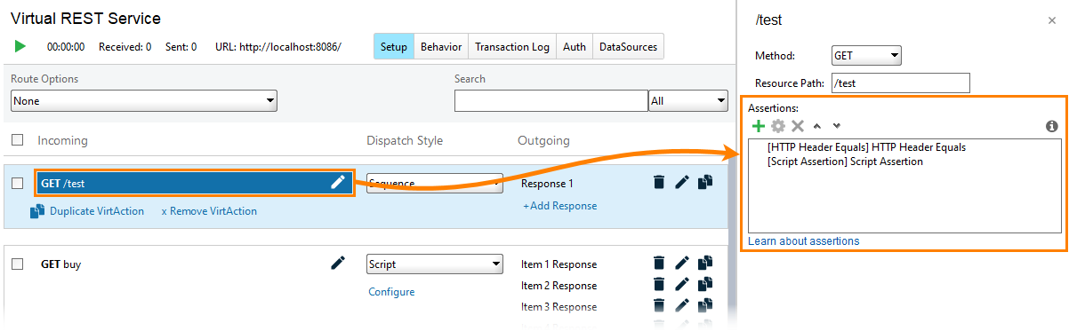 Operation assertions Service virtualization and API testing: Operation assertions