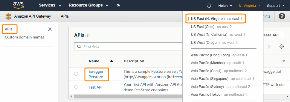 API in Amazon API Gateway API in Amazon API Gateway
