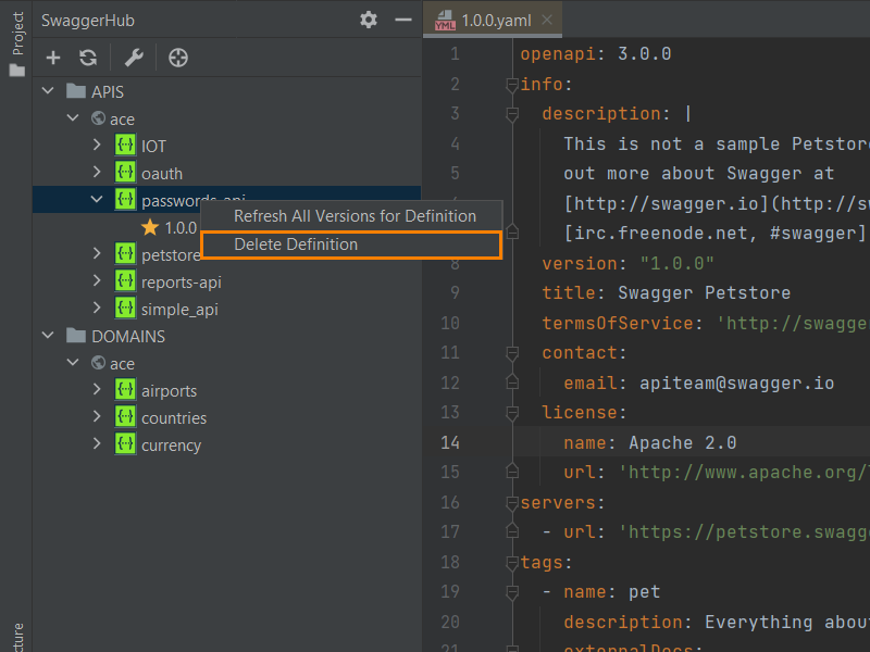 Delete definition Delete definition
