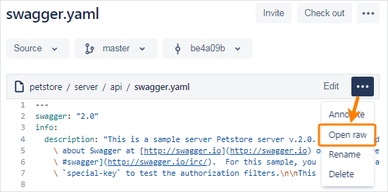 Getting a raw link to a file on Bitbucket Getting a raw link to a file on Bitbucket
