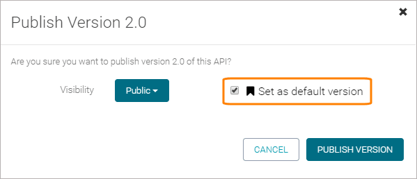 Publishing an API Publishing an API