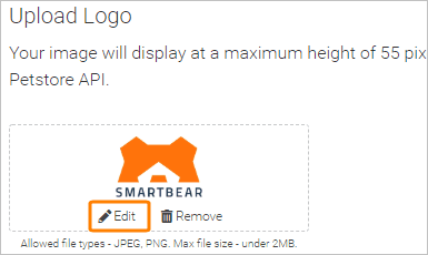 SwaggerHub Docs Branding: Editing the logo SwaggerHub Docs Branding: Editing the logo