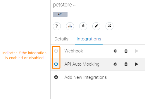 The indicator that shows if an integration is enabled or disabled The indicator that shows if an integration is enabled or disabled