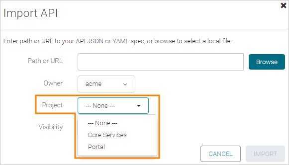 Project list Project list
