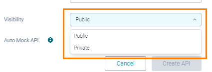 Creating a public or private API Creating a public or private API