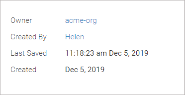 API info: Owner, Created By, Created On, Last Saved API info: Owner, Created By, Created On, Last Saved