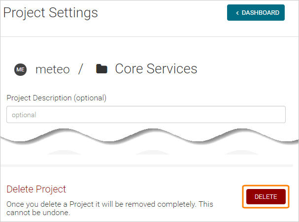 Deleting projects from SwaggerHub Deleting projects from SwaggerHub