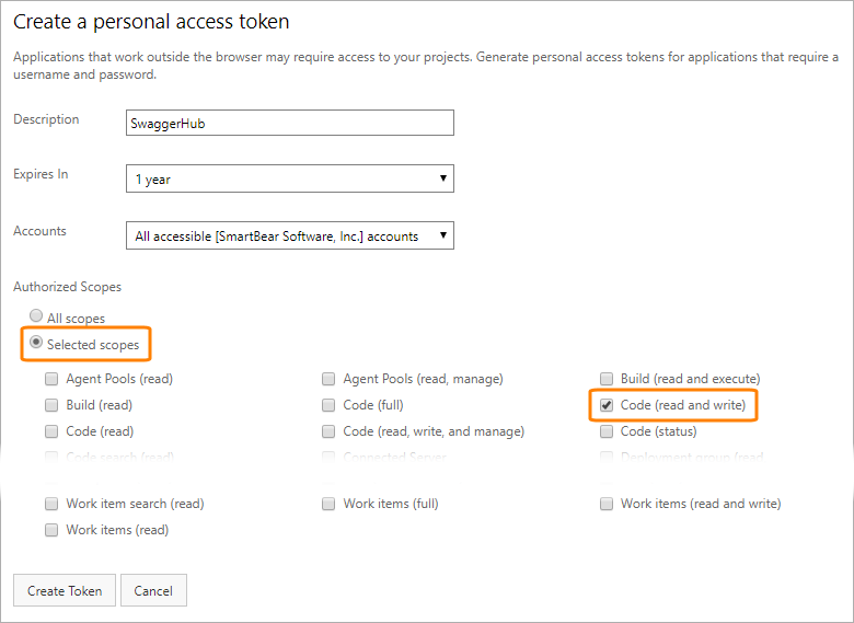 Generating a personal access token Generating a personal access token