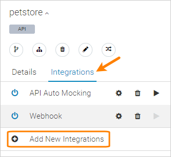 Add New Integration menu command