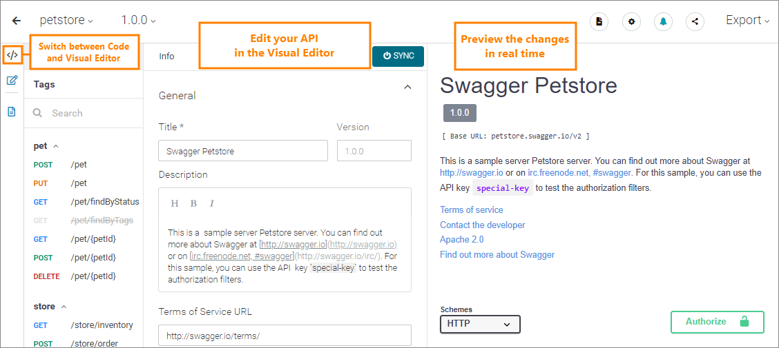 SwaggerHub Visual Editor for OpenAPI
