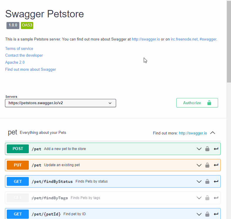 Testing API calls in SwaggerHub
