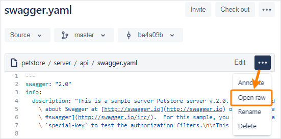 Getting a raw link to a file on Bitbucket