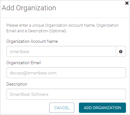 Organization details