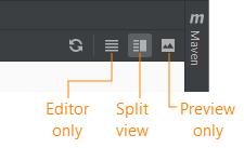 View mode toggle buttons